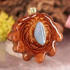 TEP Australian Blue Opal Pendants