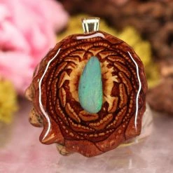 TEP Australian Blue Opal Pendants
