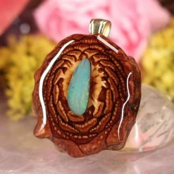 TEP Australian Blue Opal Pendants