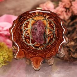 TEP Eudialyte With Gold Seed Of Life