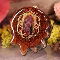 TEP Eudialyte With Gold Seed Of Life