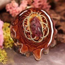 TEP Eudialyte With Gold Seed Of Life