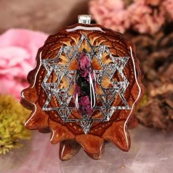 TEP Eudialyte With Silver 64 Star Tetrahedron