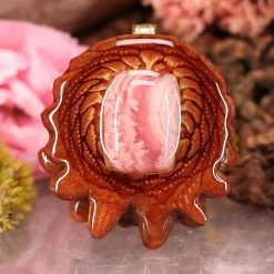 TEP Rhodochrosite Pendants