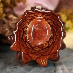 TEP Red Sunstone Pendants