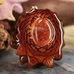 TEP Red Sunstone Pendants