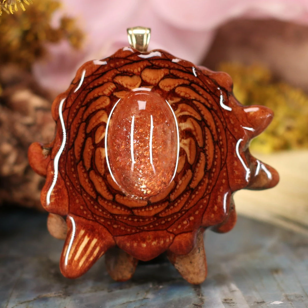 TEP Red Sunstone Pendants 3 TEP Red Sunstone Pendants