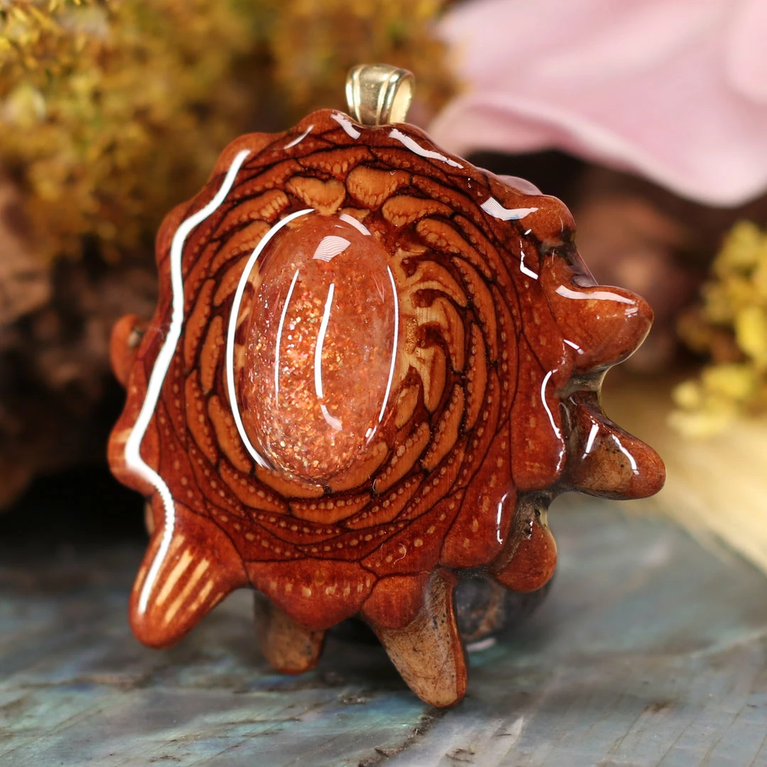 TEP Red Sunstone Pendants 4 TEP Red Sunstone Pendants