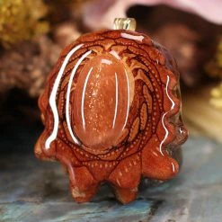 TEP Red Sunstone Pendants 6 TEP Red Sunstone Pendants