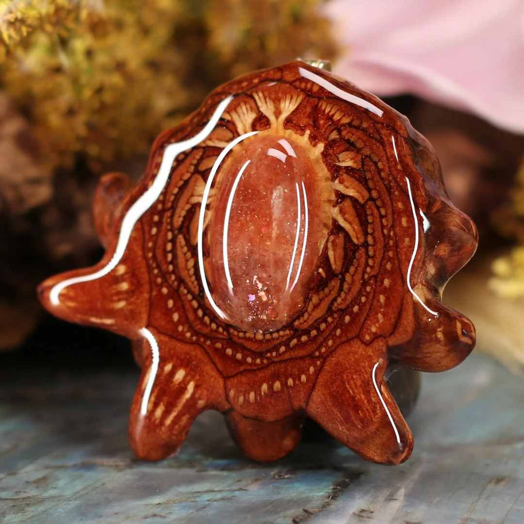 TEP Red Sunstone Pendants 4 TEP Red Sunstone Pendants