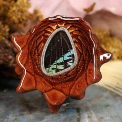 TEP Green Banded Butterfly Wing Pendants