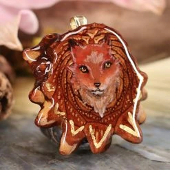 TEP Painted Fox Pendants 7 TEP Painted Fox Pendants