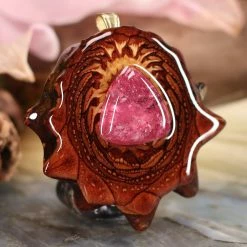 TEP Pendants Watermelon Tourmaline 7 TEP Pendants Watermelon Tourmaline