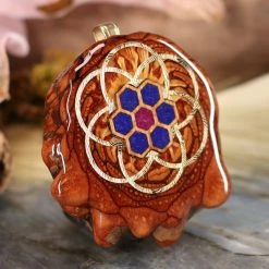 TEP Cosmic Honeycomb With Gold Seed Of Life