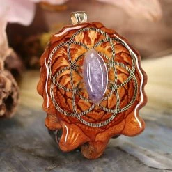 TEP Pendants Tanzanite With Gold Seed Of Life