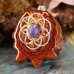 TEP Pendants Tanzanite With Silver Seed Of Life