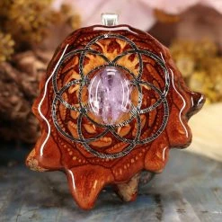 TEP Tanzanite With Silver Seed Of Life