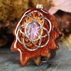 TEP Tanzanite With Silver Seed Of Life