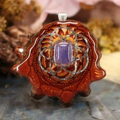 TEP Tanzanite With Silver Seed Of Life Pendants