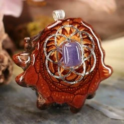 TEP Tanzanite With Silver Seed Of Life Pendants