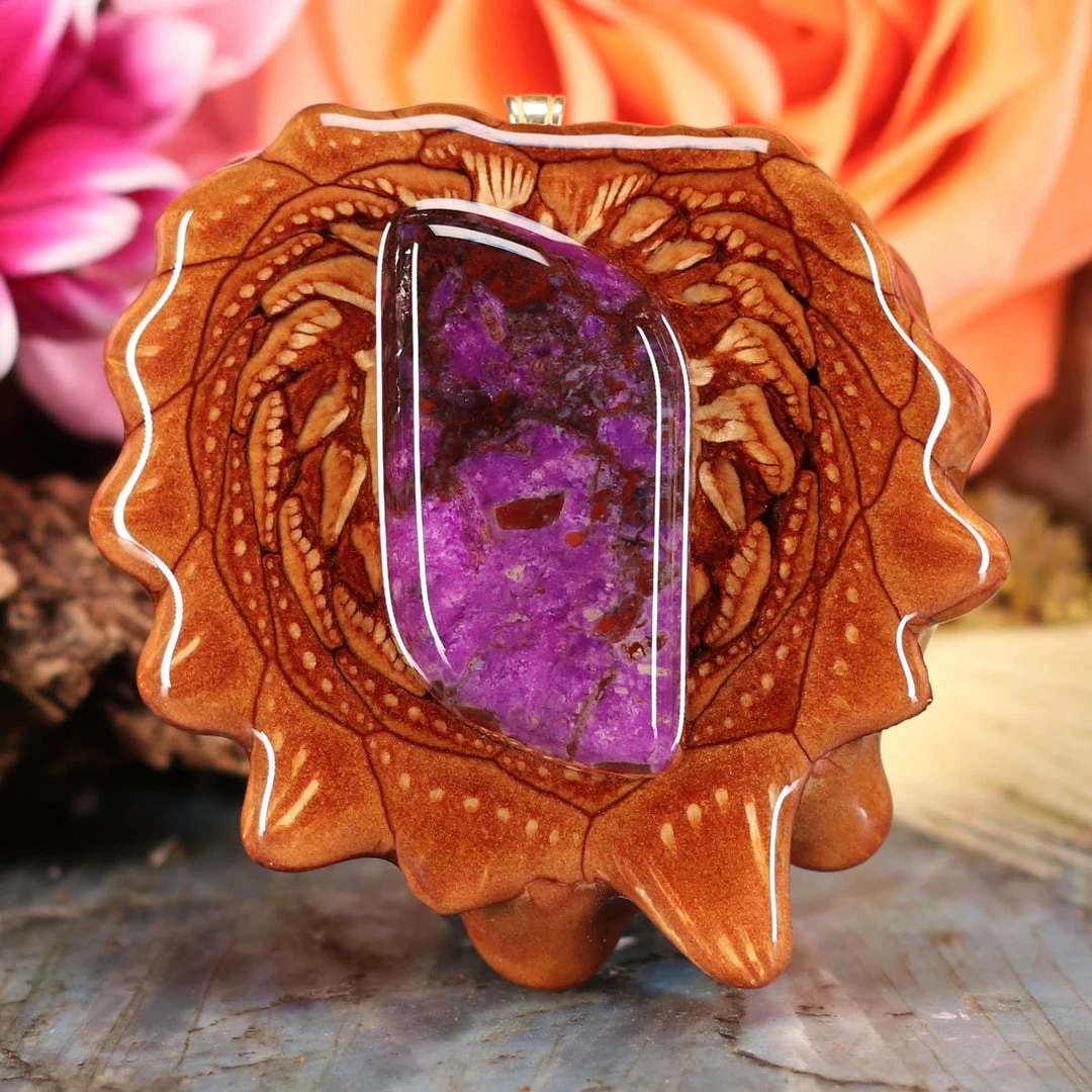 TEP Sugilite Pendants 3 TEP Sugilite Pendants