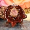 TEP Watermelon Tourmaline With Silver Merkaba And Back Om Pendants