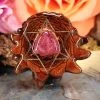 TEP Pink Tourmaline With Gold Merkaba 2 TEP Pink Tourmaline With Gold Merkaba