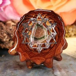 TEP Pendants Watermelon Tourmaline With Silver 64 Star Tetrahedron