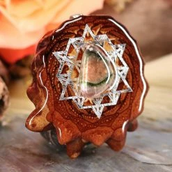 TEP Pendants Watermelon Tourmaline With Silver 64 Star Tetrahedron