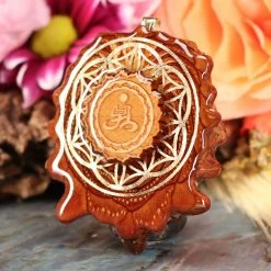TEP Desert Dwellers Meditating Lotus With Gold Flower Of Life And Back Om