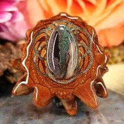 TEP Black Opal With Gold Seed Of Life