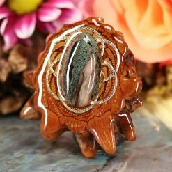 TEP Black Opal With Gold Seed Of Life