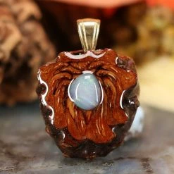 TEP Pendants Australian Blue Opal Teardrop