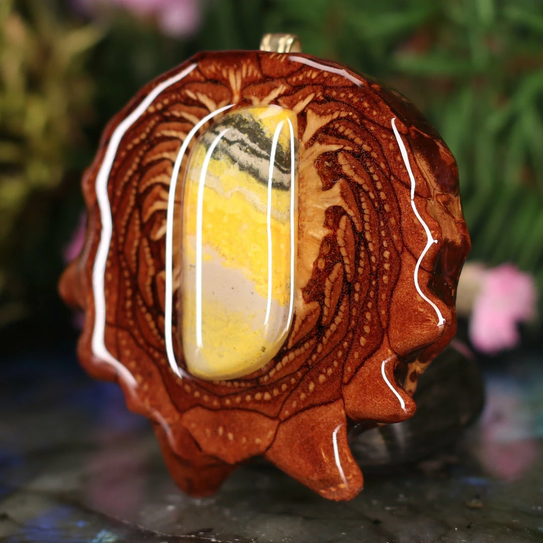 TEP Bumblebee Jasper Pendants 4 TEP Bumblebee Jasper Pendants