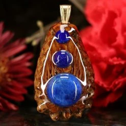 TEP Lapis Lazuli Multi-Stone Teardrop Pendants