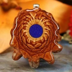 TEP Pendants Crushed Lapis (Glows)