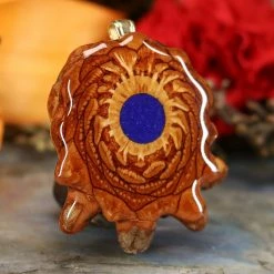 TEP Pendants Crushed Lapis (Glows)