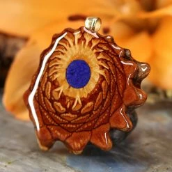 TEP Pendants Crushed Lapis (Glows)