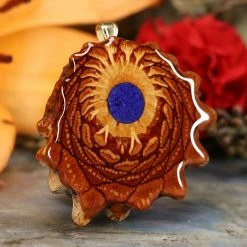 TEP Pendants Crushed Lapis (Glows)