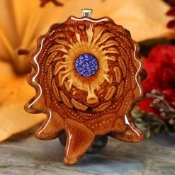 TEP Pendants Crushed Lapis (Glows)