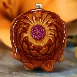 TEP Crushed Sugilite (Glows) Pendants