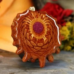 TEP Crushed Sugilite (Glows) Pendants 7 TEP Crushed Sugilite (Glows) Pendants