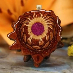TEP Crushed Sugilite (Glows) Pendants