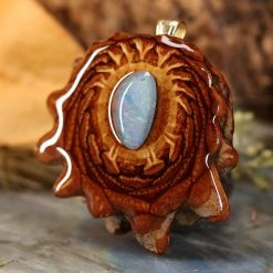 TEP Australian Blue Opal Pendants