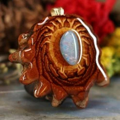 TEP Australian Blue Opal Pendants