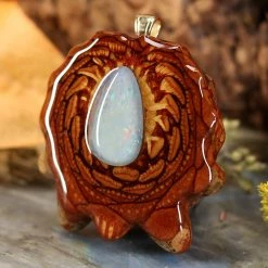 TEP Pendants Australian Blue Opal