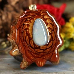 TEP Pendants Australian Blue Opal