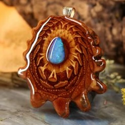 TEP Pendants Australian Blue Opal