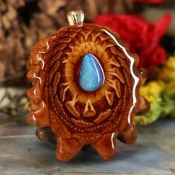 TEP Pendants Australian Blue Opal