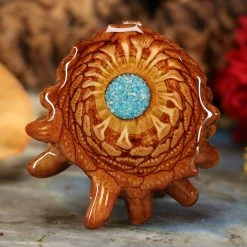 TEP Crushed Turquoise (Glows) Pendants